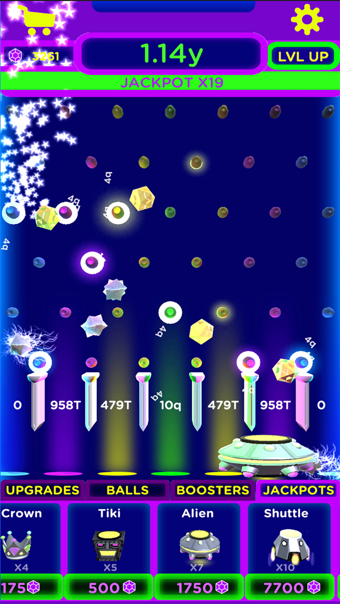 Idle Jackpot Catch the balls