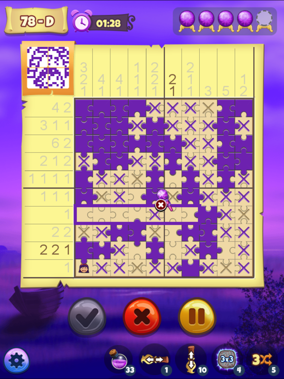 Screenshot #5 pour Puzzland - Nonogram Logic Pic