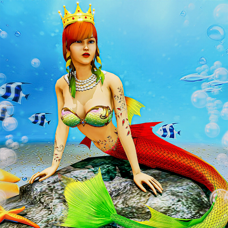 Princesse Sirène Simulateur 3D