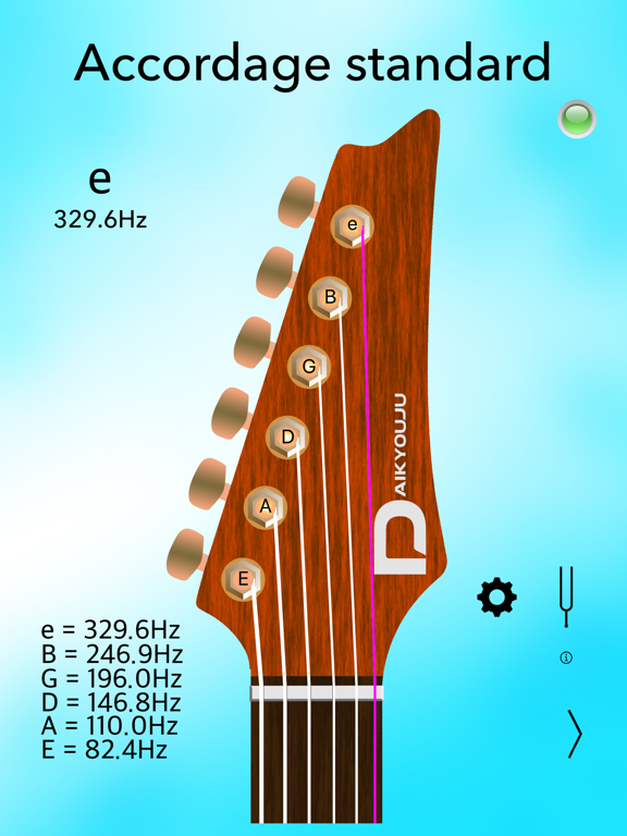 Télécharger Accordeur Guitare Électrique L pour iPhone / iPad sur l'App  Store (Musique)