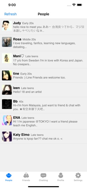 Friends Talk Chat New People On The App Store