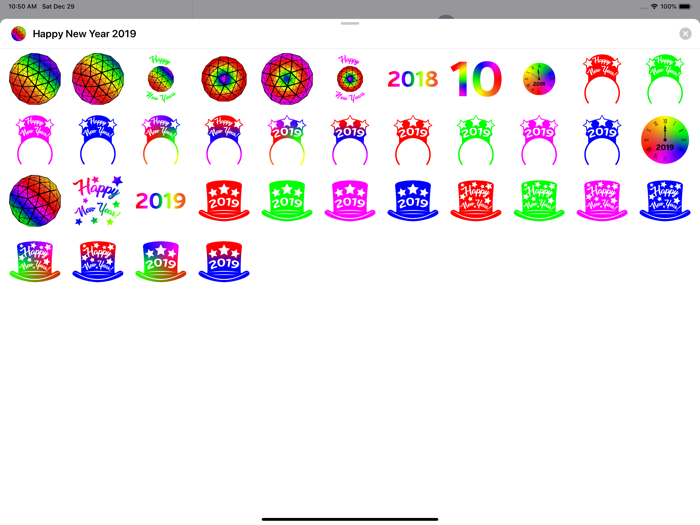 New Year 2019 Sticker Pack