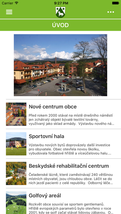 Screenshot 1 of Obec Čeladná App