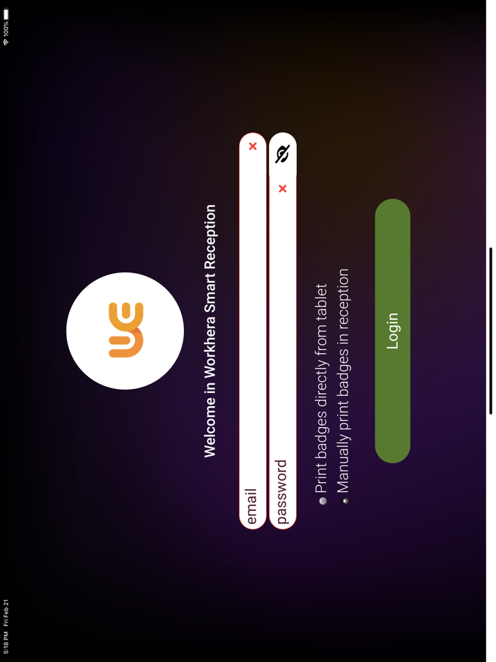 #1. Workhera Smart Reception (iOS) By: fabbricadigitale