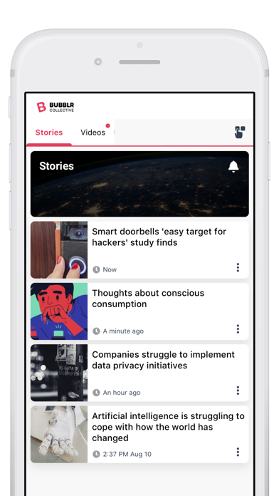 Bubblr Collective Screenshot