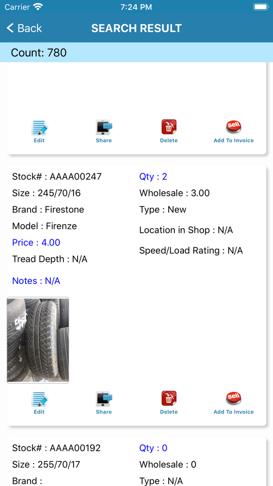 #5. Tire Inventory Solution (iOS) 由: Matt Wisniewski