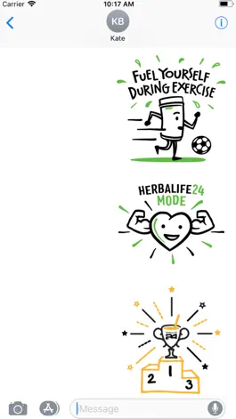 Game screenshot Herbalife Nutrition Stickers hack