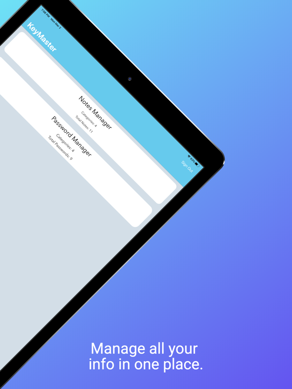 Screenshot #2 for KeyMaster Manager