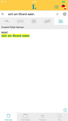 Game screenshot German Polish Dictionary apk