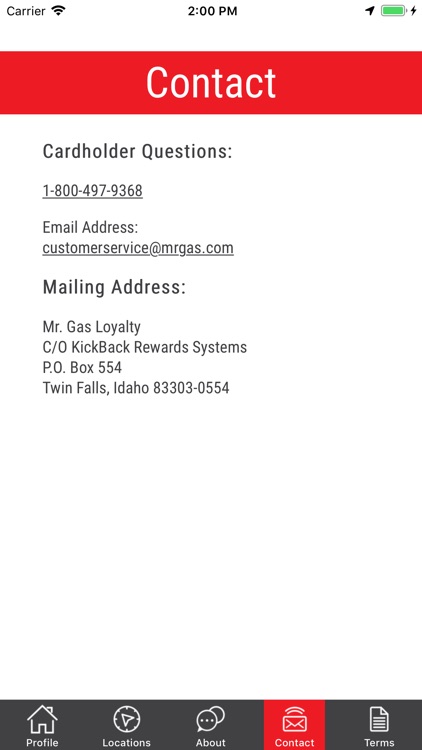 Mr. Gas Loyalty screenshot-3