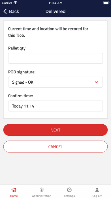 Advanced Delivery Tracker Screenshot