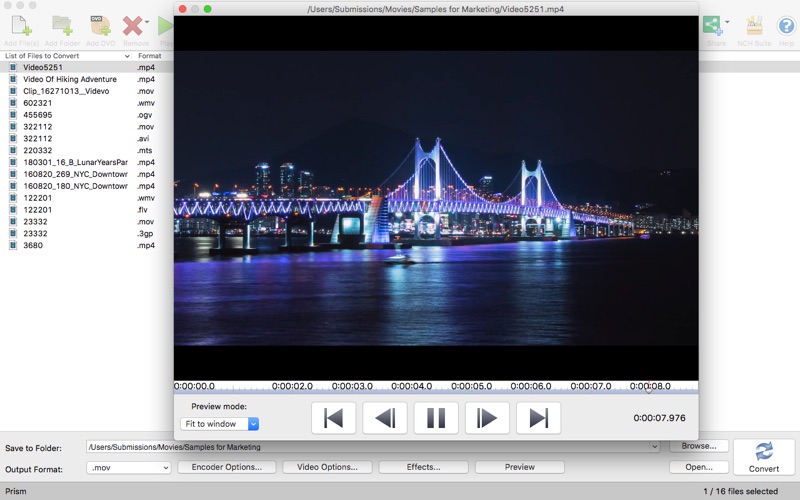 Screenshot #3 pour Prism Video File Converter