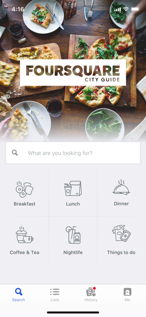 ‎Foursquare City Guide Screenshot