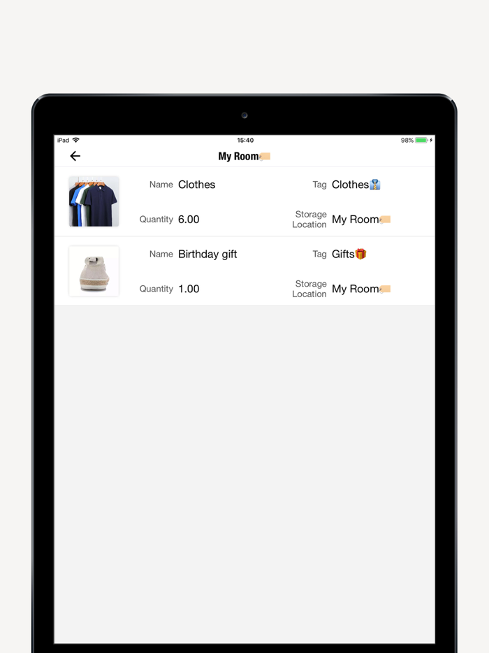 Storage Box-Home inventory now