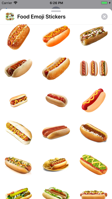 Food Emoji Stickers screenshot 3