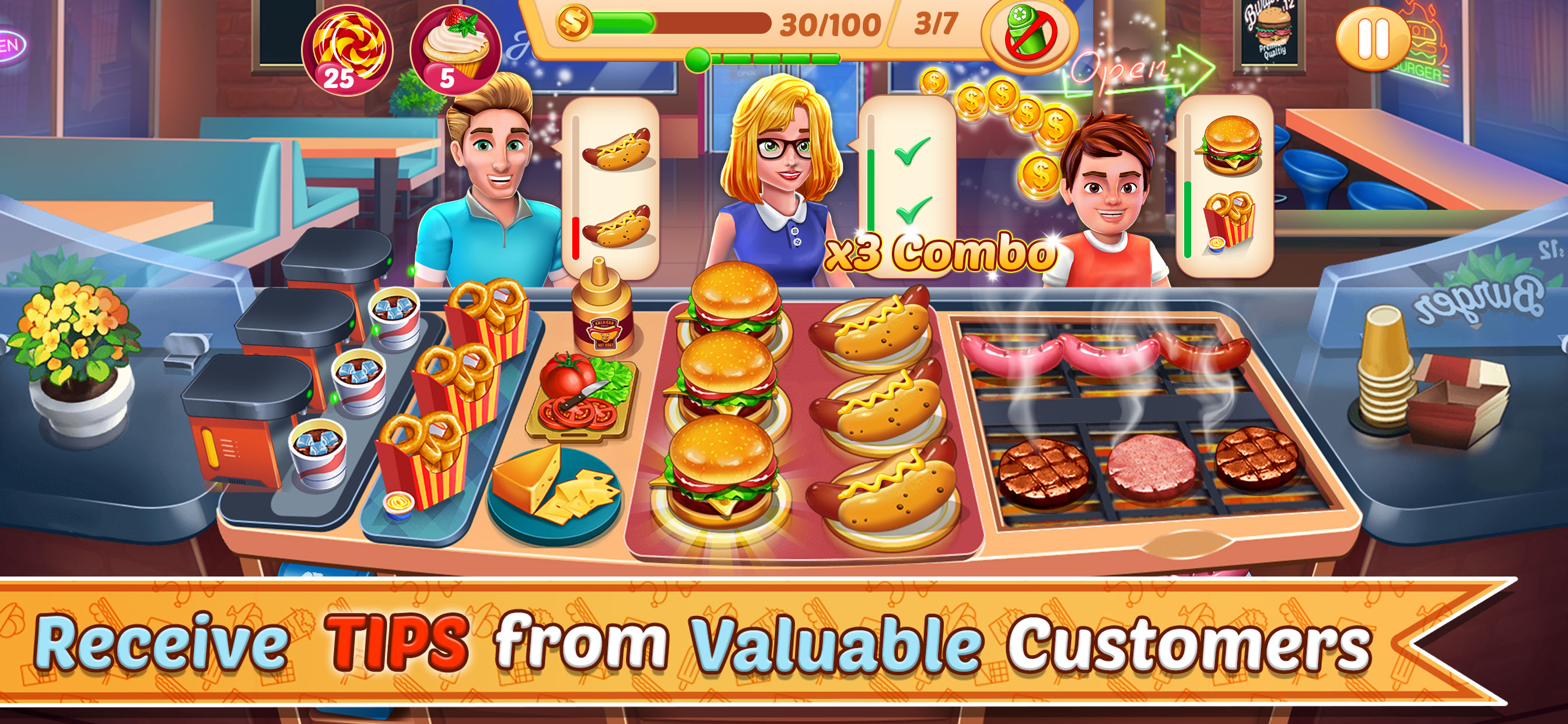 Kitchen Station Chef : Cook it