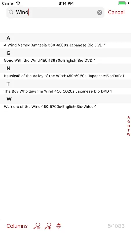 CSV Touch screenshot 3 of 6