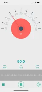 Sound Meter - Decibel Meter ! screenshot #2 for iPhone