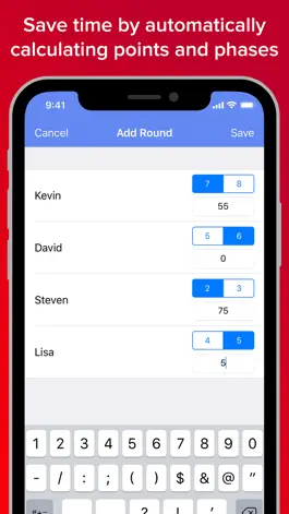 Game screenshot Phase 10 Score Keeper Pro hack