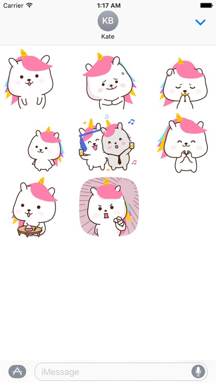 Animated Adorable Unicorn