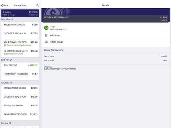 Triad Business Bank iPad screenshot 3 - Finance app