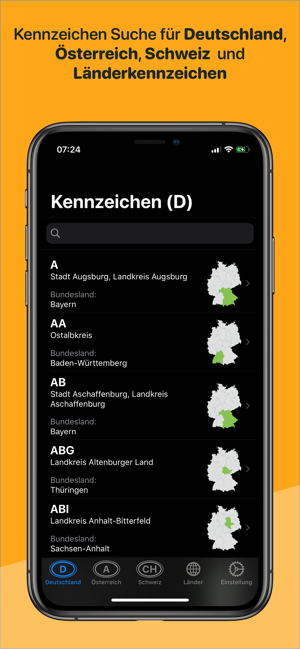 Kennzeichen-Suche