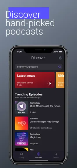 Game screenshot earliAudio - The Podcast App mod apk