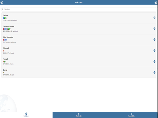 Screenshot #4 pour Flextel - myAccount