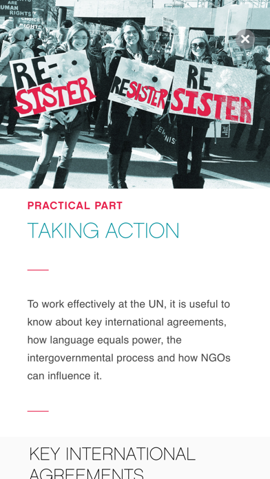 Women & UN Guide by NGO CSW NY Screenshot