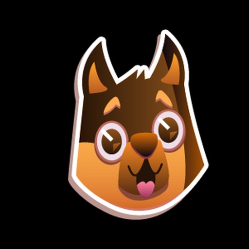 Duddy Dog Excited Sticker icon