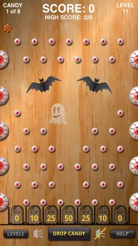 Halloween Candy Drop Pachinko screenshot 1