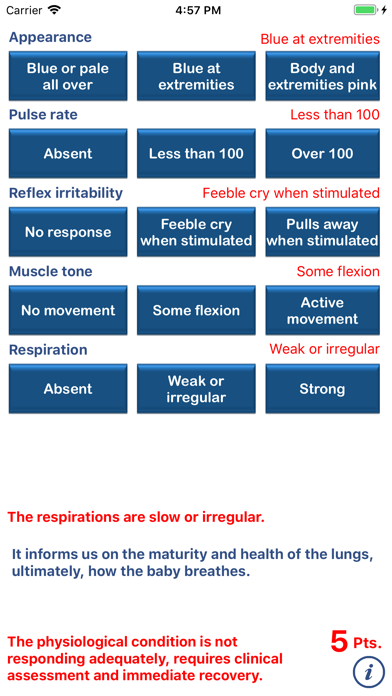 Screenshot #3 pour APGAR Test