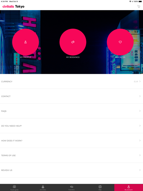 Tokyo Guide by Civitatis.com iPad screenshot 5 - Travel app