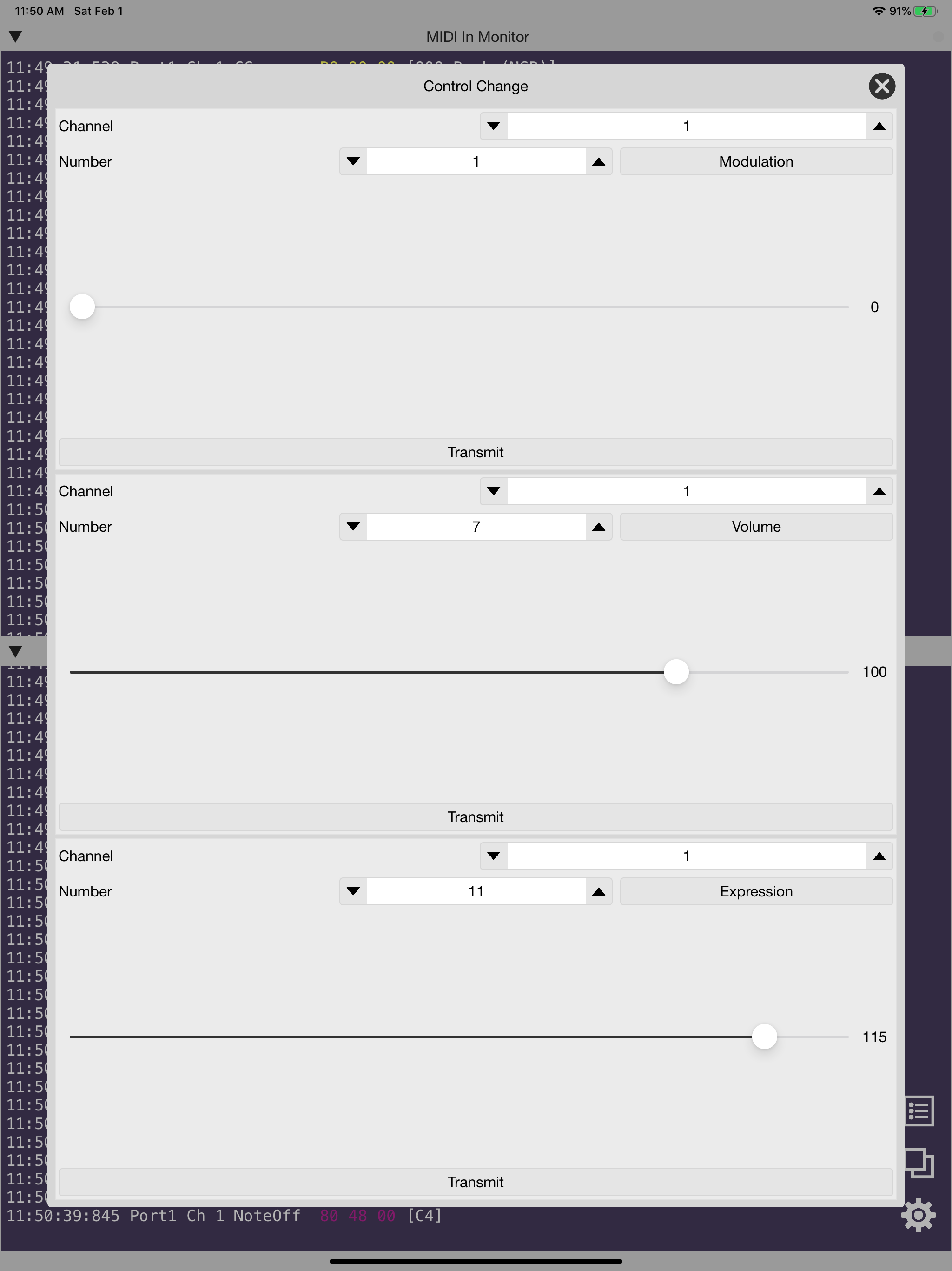 Pocket MIDI Mobile screenshot 6