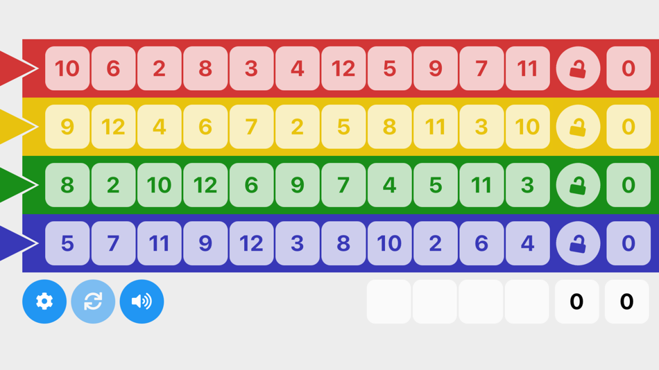 #2. Qwixx Sheet (iOS) Podle: Ster Software BV
