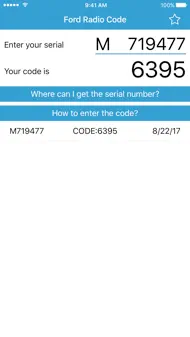 Radyo Kodu Için Ford M iphone resimleri 2