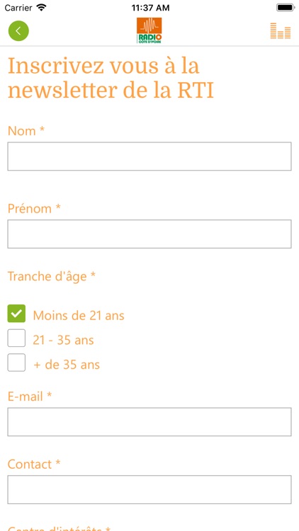 RADIO COTE D'IVOIRE screenshot-6