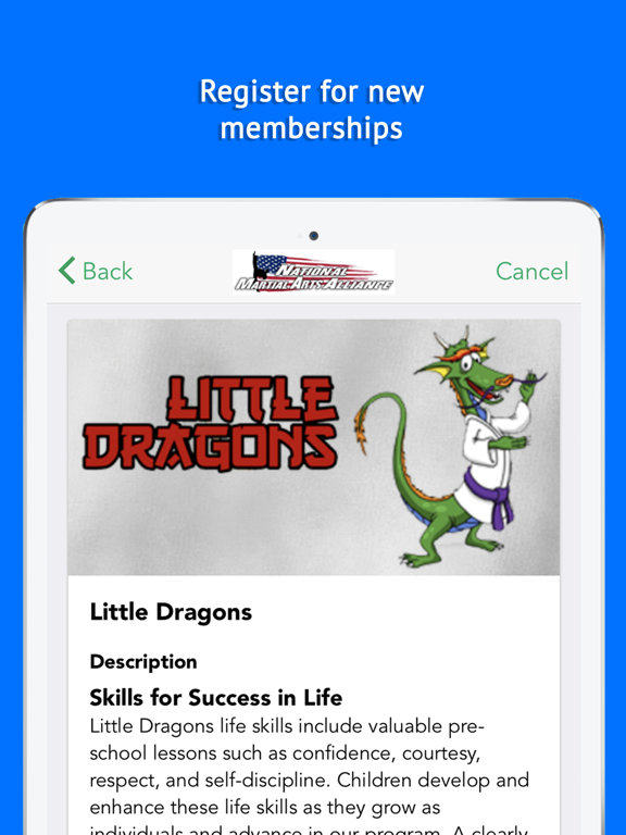 Screenshot #6 pour National Martial Arts Alliance