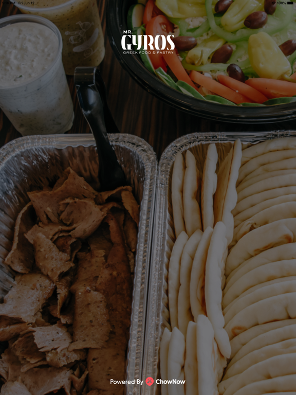 Mr. Gyros Greek Food iPad screenshot 1 - Food & Drink app