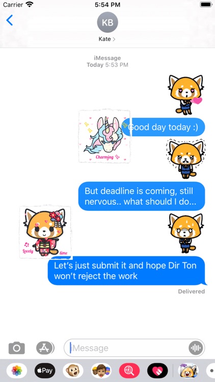 MomentSQ™ Aggretsuko Stickers screenshot-3
