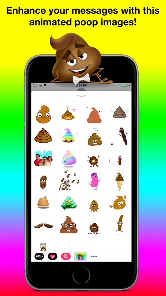 Animated Poop Stickers - 1.4 - (iOS)