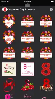 happy women's day sticker-pack iphone screenshot 2