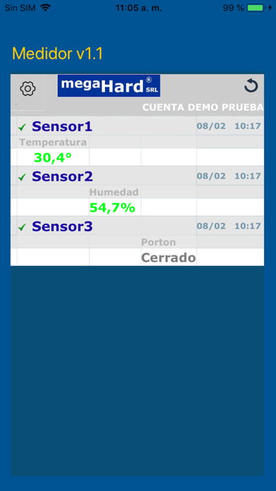 Screenshot #1 pour Medidor Megahard