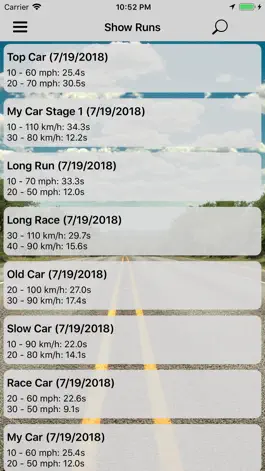Game screenshot GPS Race Timer apk