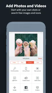 adobe spark video iphone screenshot 3
