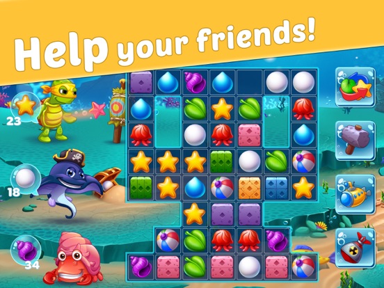 Reef Rescue: Match 3 Adventure iPad screenshot 7 - Games app