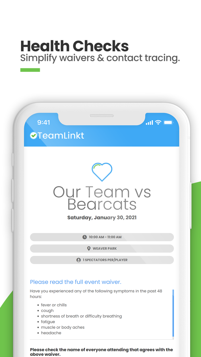 TeamLinkt - Sports Team App