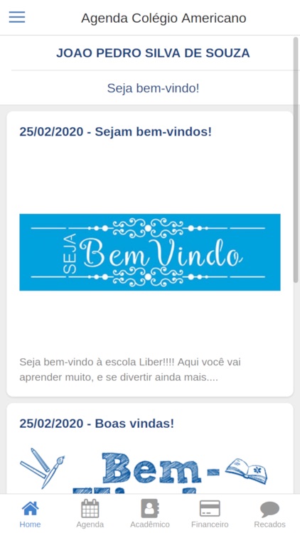 Agenda Colégio Americano