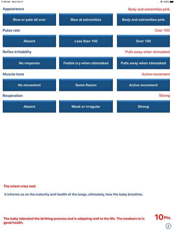 Screenshot #4 pour APGAR Test