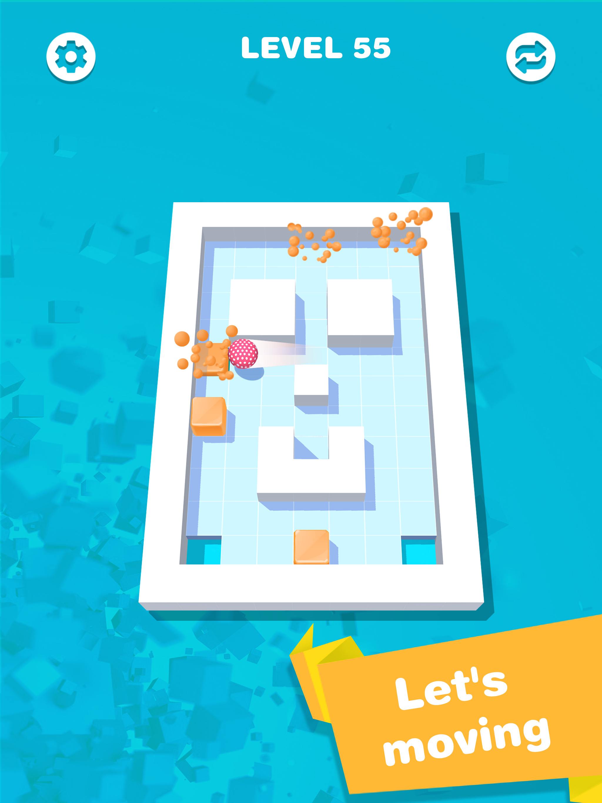 Rolling Fill: Push Cubes Hole